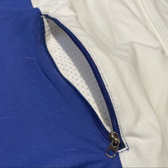 Lululemon vintage blue and white zip up athletic jacket - Picture 4 of 7